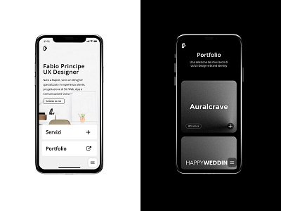 Website for personal branding (FPDSN) black and white design minimal mobile portfolio user experience user interface