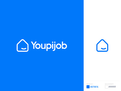 Youpijob - Rebrand brand brand identity branding design home icon identity illustration logo minimal service typography ui vector web website youpijob