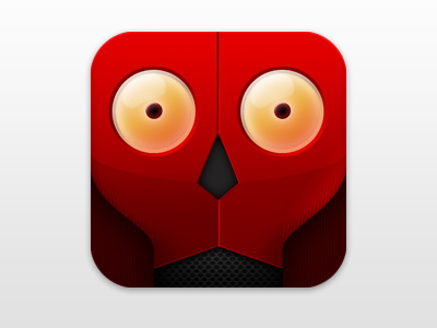 "Robot Apocalypse" Icon app icon iphone red robot skull