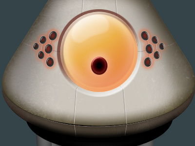 Apollo Squid Bot illustration iphone robot