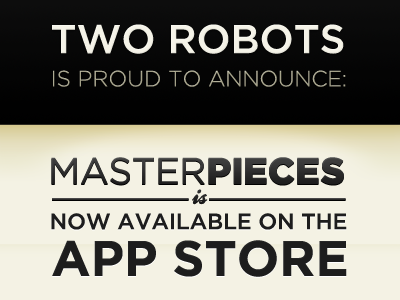 Masterpieces App is Available in the App Store app ios iphone