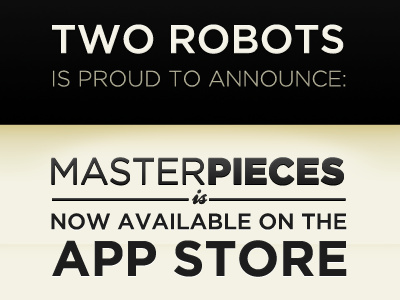 Masterpieces App is Available in the App Store