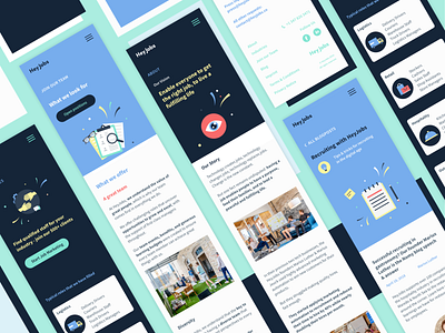HeyJobs website responsive design