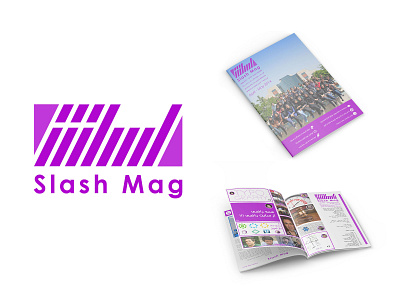 Slash | Magazine Designe branding design logo typography