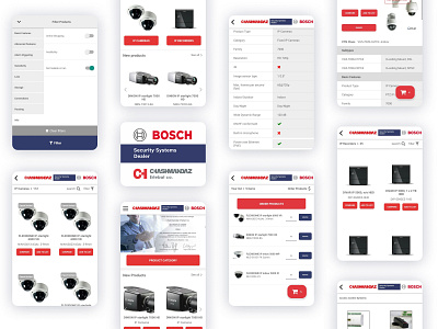 Bosch Security | Product Design app ui ux