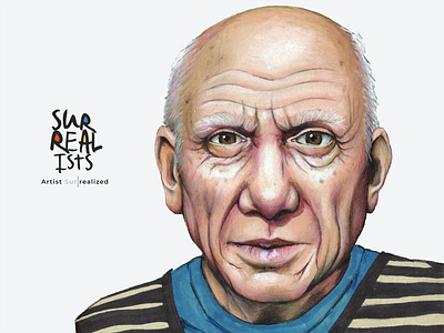 Surrealists Stamp Pablo Picasso