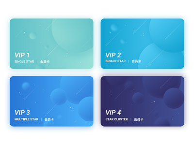 VIP card design