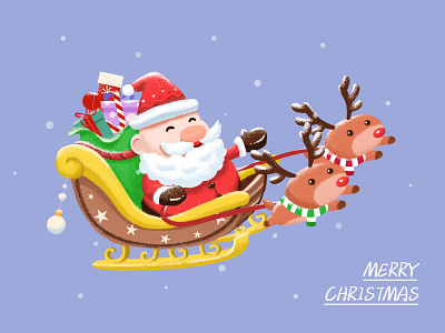 Here is Santa Claus