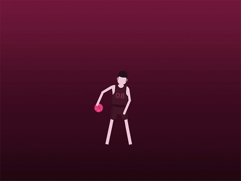 Hello Dribbble! gif motion