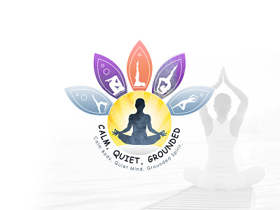 Yoga Logo Design creative banners design logo logo design yoga
