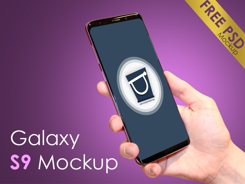 Download Galaxy S9 Mockup Psd by Mudasir Nazar | Dribbble | Dribbble PSD Mockup Templates