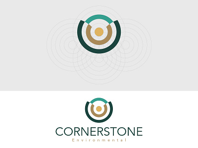 Environmental Concept Logo clean cornerstone environmental environmental design logo concept logo design mudasir nazar