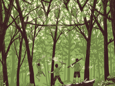 The Kings of Summer Poster limited poster screen print the kings of summer