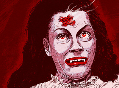The Horror of Dracula dracula drawing horror illustration vampire