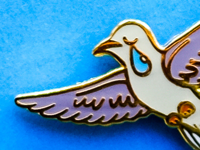 Mourning Dove Enamel Pin