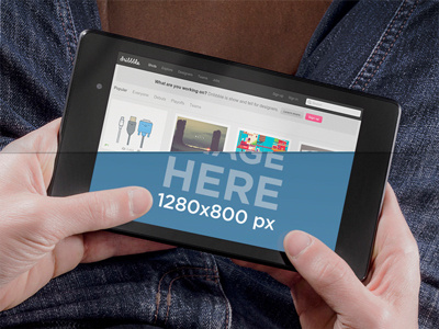 Nexus 7 gaming stage app marketing game marketing nexus responsive screenshot generator ux design mockup