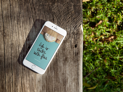 iPhone 6 White Portrait On Wooden Bench app marketing business design mockup digital pr imac ios apps macbook responsive screenshot generator startup marketing ux design