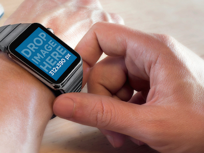 Mockup Generator of Apple Watch on Man Wrist apple apple watch mockup apple watch template mockup generator smartwatch