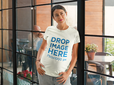 Pregnant Woman T-Shirt Mock-Up