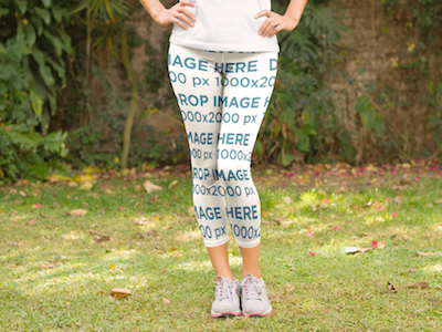 Leggings Mockup of a Woman Standing in a Park clothing mockup clothing template leggings mockup leggings mockup generator leggings mockup template leggings template mockup generator mockup template mockup tools stock photo mockup stock photo template visual marketing campaign