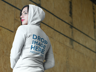 Download Hoodie Mockup Of A Beautiful Woman At A Climbing Gym By Placeit On Dribbble Yellowimages Mockups