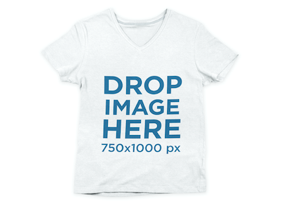 Mockup of a V-Neck T-Shirt Over a Flat Backdrop mockup generator mockup template mockup tools stock photo template t shirt mockup t shirt mockup generator t shirt mockup template t shirt template v neck t shirt mockup v neck t shirt template v neck tshirt mockup visual marketing campaign