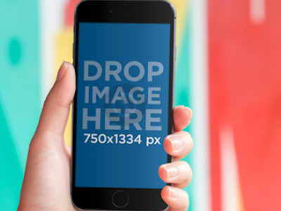 Mockup Template of an iPhone in Front of a Graffiti Wall content marketing tools digital marketing iphone 6 mockup iphone 6 template iphone mockup iphone mockup generator iphone template marketing tools mockup generator mockup template visual content web marketing