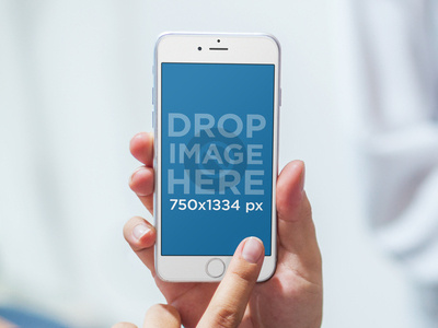 iPhone Mockup Featuring a Group of Doctors in an ER image marketing iphone iphone mockup iphone mockup template iphone stock photo iphone template mockup template mockup template generator tool photorealistic mockup
