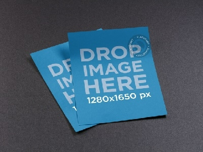 Mockup Template of a Set of Flyers Lying Over a Solid Backdrop flyers flyers mockup flyers mockup template flyers stock photo flyers template image marketing photorealistic mockup web marketing