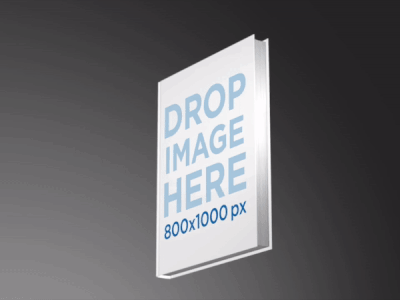 Download Hardcover Book Video Mockup Dark Background By Placeit On Dribbble