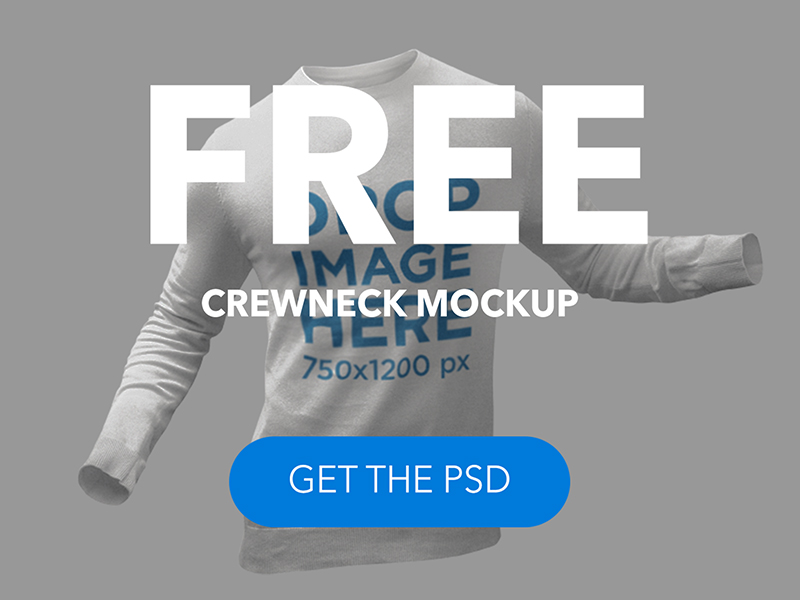 Download Free Sweatshirt Mockup by Placeit - Dribbble