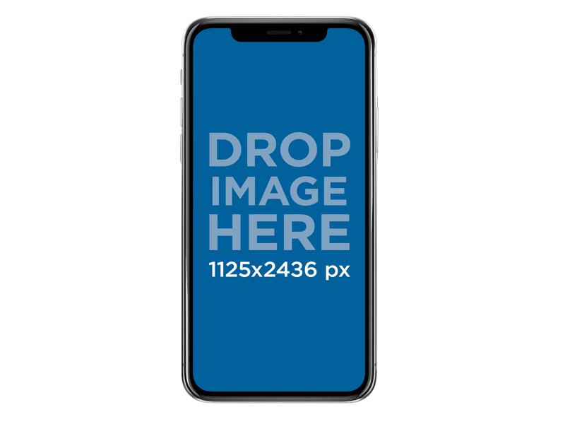 iPhone X Mockup Against Transparent Background design template digital marketing iphone iphone mockup iphone x ui ux