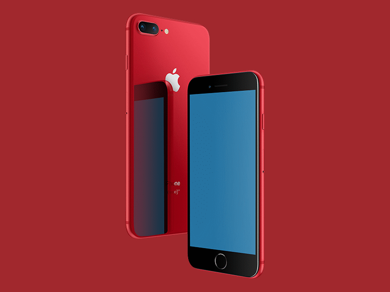 Red Iphone 8 Mockup Floating | Free Mockup app development digital marketing digital mockup free freebie graphic design ios iphone iphone mockup red iphone ui ux