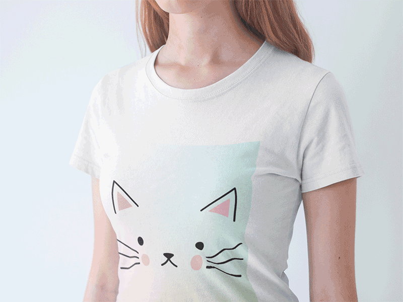 Cat T-Shirt Design Maker cat cat designs design templates t-shirt design t-shirt mockup