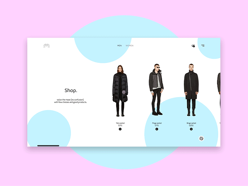 filtering product on "maze" shop site. brand design branding fashion logo design ui user experience user interface ux web design