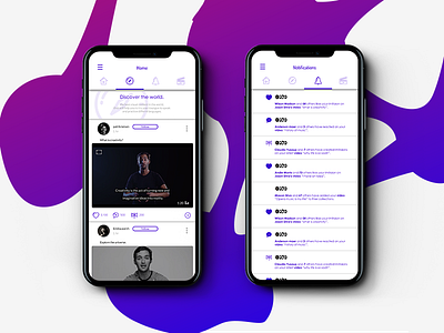 Video platform app concept