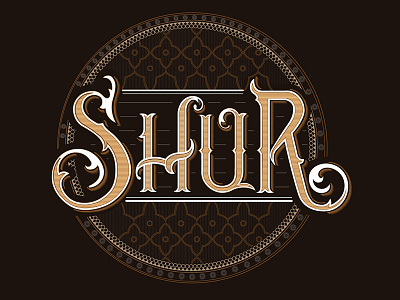 Shur azerbaijan graphic lettering mugham shur typography