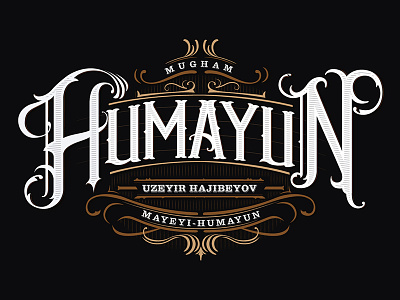 Humayun calligraphy customlettering design detail handlettering humayun letter mugham typography