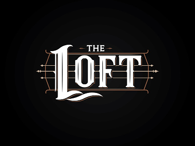 The Loft Logo custom draw graphic hand handlettering letter lettering loft shahin sketch type typography