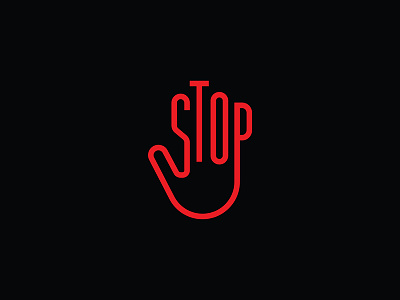 Stop logo design general graphic logo sign stop