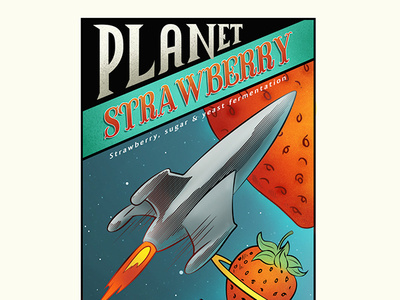 Planet Strawberry planet strawberry rocket