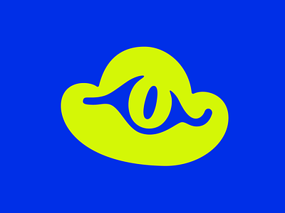cloudzilla app branding cloud eye flat godzilla icon logo logotype monster vector