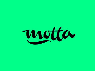 Motta800 calligraphy lettering logo logotype m motta t type