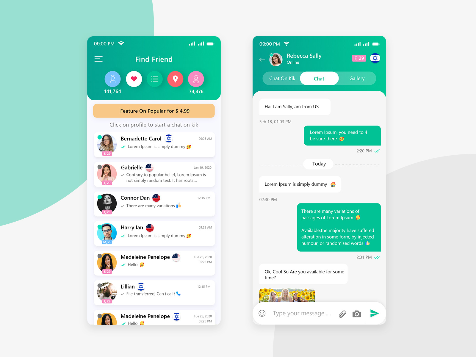 Dating App Chat Screens Ui By Dharmesh Adiyecha On Dribbble