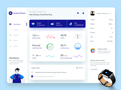 Health Dashboard UI