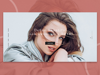 Beauty Skin Care Website Banner