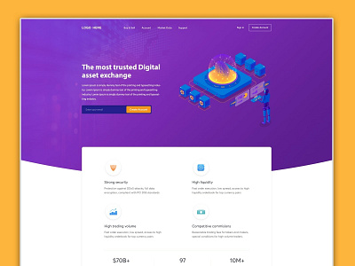 Bitcoin Website landing Page bitcoin banner bitcoin convertor bitcoin landing page bitcoin services bitcoin website currency convertor currency exchange currency website flat layout graphic design icon layout page money transfer ui ux design website desing