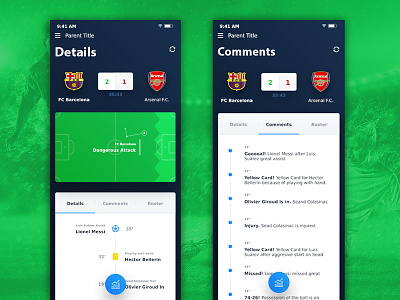 Football App Ui