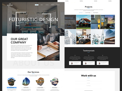 Website Template Design Designs Themes Templates And Downloadable Graphic Elements On Dribbble