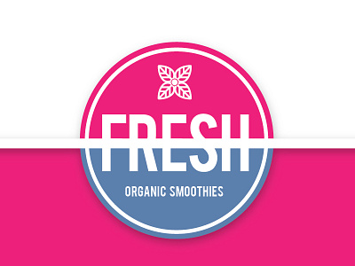 FRESH | organic smoothies branding branding design
